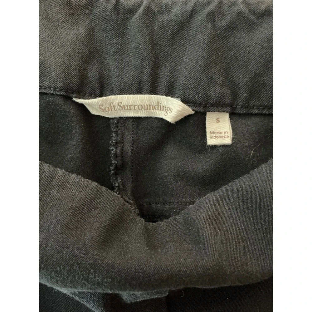 Soft Surroundings Womens Black High Waisted‎ Stretch Pants Size S Effortless